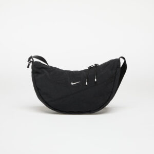 Táska Nike Aura Crescent Crossbody Bag 4L Black/ Black/ Matte Silver 4 l-alacsony-ár