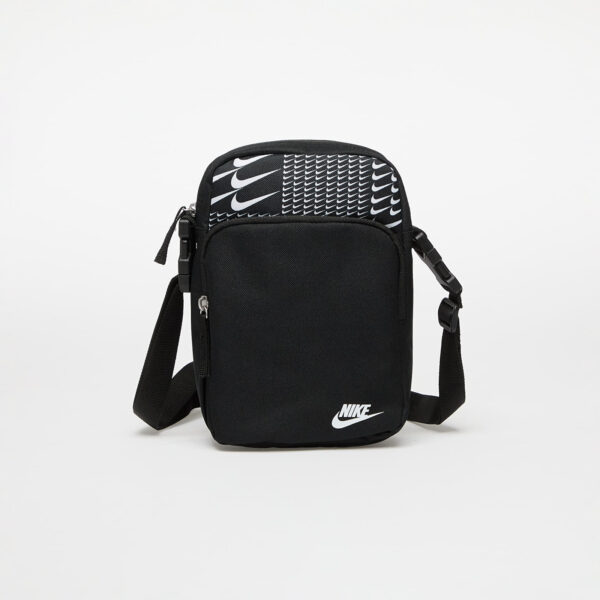 Táska Nike Heritage Crossbody Bag 4L Black/ White/ White 4 l-alacsony-ár