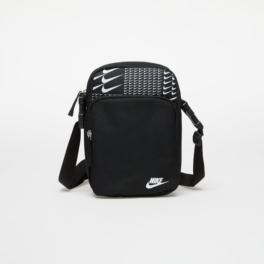 Táska Nike Heritage Crossbody Bag 4L Black/ White/ White 4 l-alacsony-ár