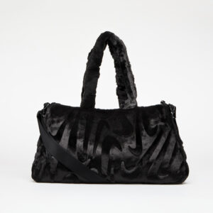 Táska Nike Sportswear Faux Fur Tote Black/ Black/ Metallic Silver Universal-alacsony-ár