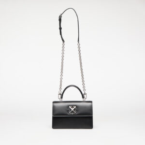 Táska Off-White Jitney 1.4 Top Handle Chain Black/ Silver Universal-alacsony-ár