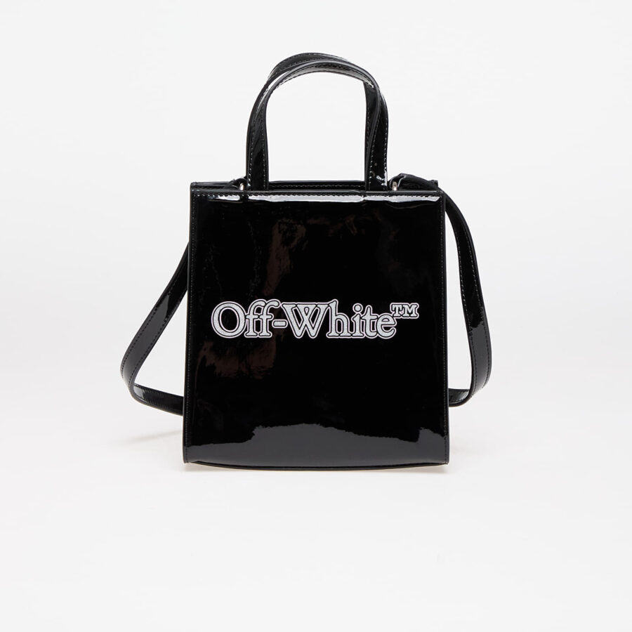 Táska Off-White Kids Big Bookish Mini Bag Black/ Glittered Universal-alacsony-ár