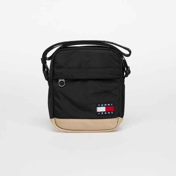 Táska Tommy Jeans Ess Daily Square Bag Black Universal-alacsony-ár