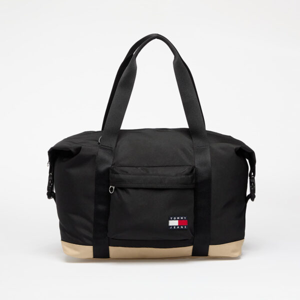 Táska Tommy Jeans Essential Daily Duffle Bag Black Universal-alacsony-ár