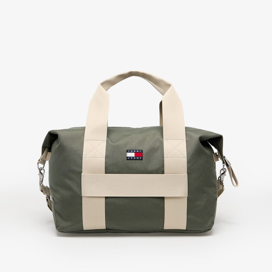 Táska Tommy Jeans Retro Cool Duffle Bag Green Universal-alacsony-ár