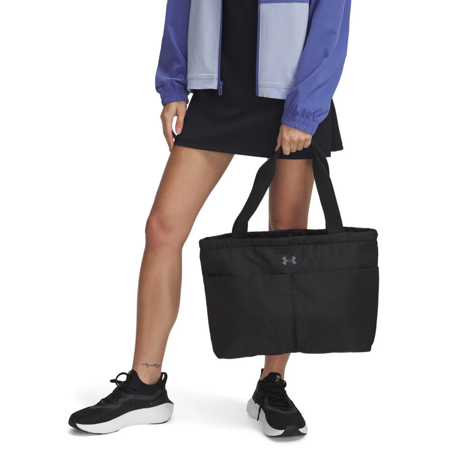 Táska Under Armour Studio Lite Tote Black/ Castlerock Universal-alacsony-ár