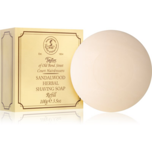 Taylor of Old Bond Street Sandalwood borotvaszappan utántöltő 100 g-ár