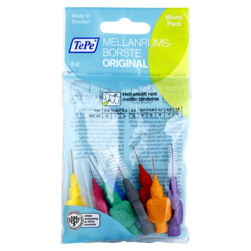 TePe Original fogköztisztító kefék mix 8 db-Eredeti