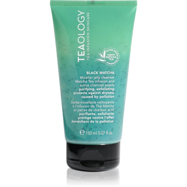 Teaology Cleansing Black Matcha Micellar Jelly Cleanser tisztító micellás emulzió peeling hatással 150 ml-Ár