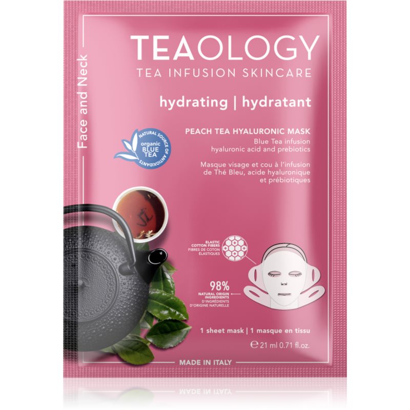 Teaology Face Mask Peach Tea Hyaluronic hidratáló gézmaszk 21 ml-Ár