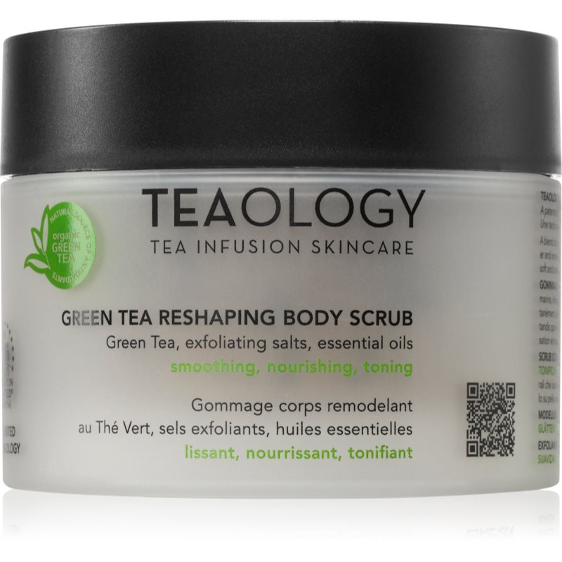 Teaology Green Tea Reshaping Body Scrub testradír 380 g