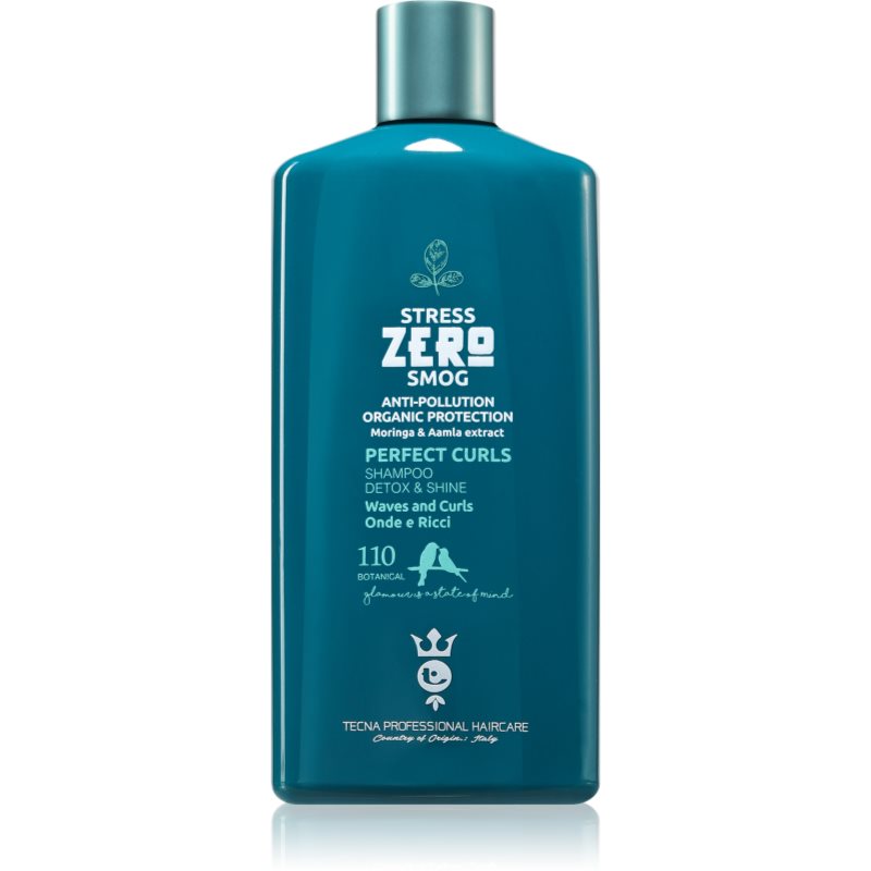 Tecna Zero Perfect Curls hidratáló sampon hullámos és göndör hajra 400 ml
