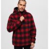 Teddyfleece Worker Pullover Jacket Red/Black