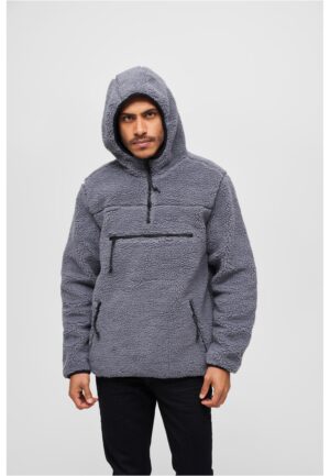Teddyfleece Worker Pullover Jacket anthracite
