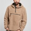Teddyfleece Worker Pullover Jacket camel