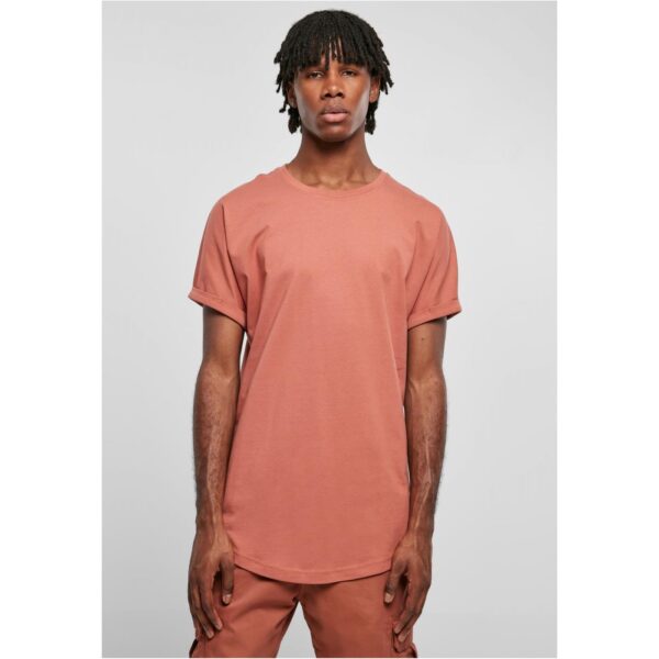 Terracotta Long Shape Turnup Tee