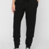 Terry Basic Women's Sweatpants Black