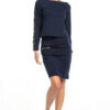 Tessita Woman's Skirt T329 4 Navy Blue