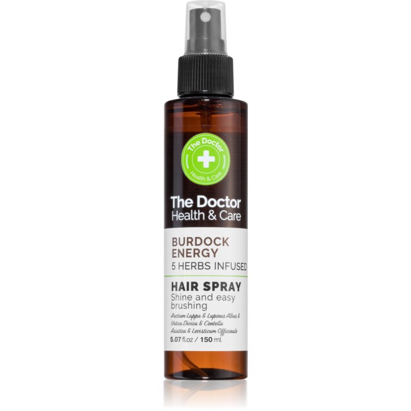 The Doctor Burdock Energy 5 Herbs Infused leöblítést nem igénylő spray hajra 150 ml-Ár