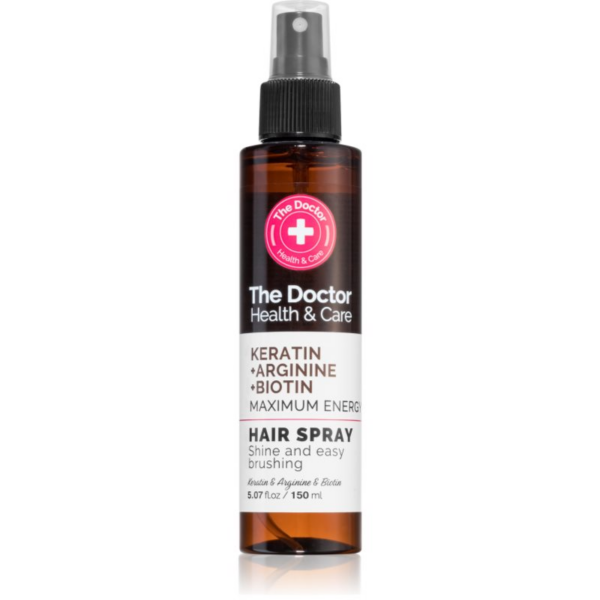 The Doctor Keratin + Arginine + Biotin Maximum Energy öblítés nélküli tápláló kondicionáló keratinnal 150 ml-Ár