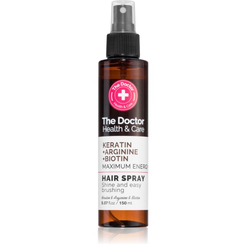 The Doctor Keratin + Arginine + Biotin Maximum Energy öblítés nélküli tápláló kondicionáló keratinnal 150 ml-Ár