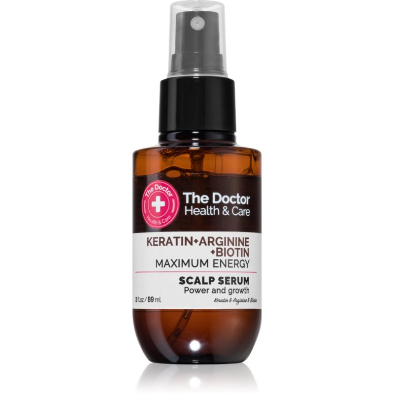 The Doctor Keratin + Arginine + Biotin Maximum Energy szérum a fejbőrre keratinnal 89 ml-Ár