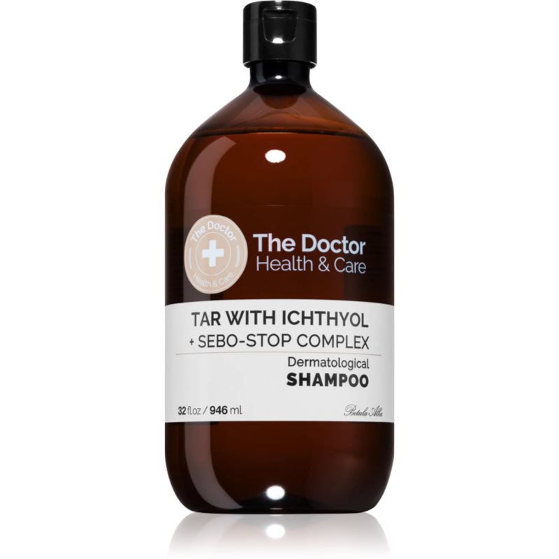 The Doctor Tar with Ichthyol + Sebo-Stop Complex sampon szeborreás dermatitisz és súlyos korpásodás esetén 946 ml-Ár