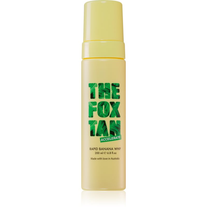 The Fox Tan Rapid Banana Whip készítmény a napbarnítottság felgyorsítására és meghosszabbítására védőfaktor nélkül 200 ml-Ár