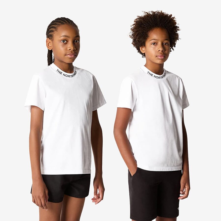 The North Face Teen New Short Sleeve Zumu Tee TNF White M-alacsony-ár