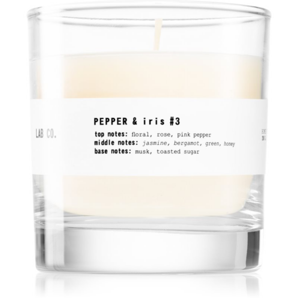 The Olphactory Lab Co. Pepper & Iris illatgyertya 200 g-Ár