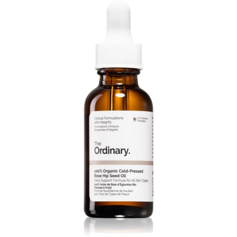 The Ordinary 100% Organic Cold-Pressed Rose Hip Seed Oil csipkebogyó olaj a bőr hidratálásáért és feszességéért 30 ml-Ár
