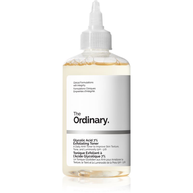 The Ordinary Glycolic Acid 7% Exfoliating Toner hámlasztó tisztító tonik 240 ml-Ár
