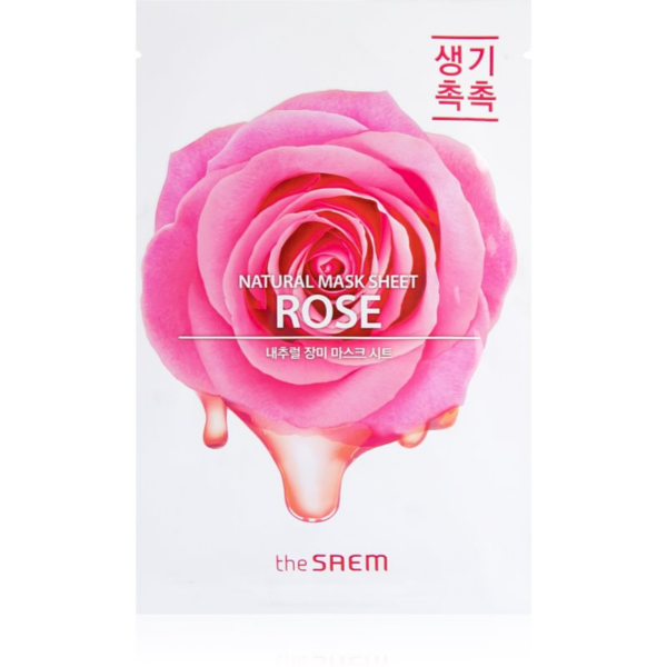 The Saem Natural Mask Sheet Rose hidratáló és revitalizáló arcmaszk 21 ml-Ár