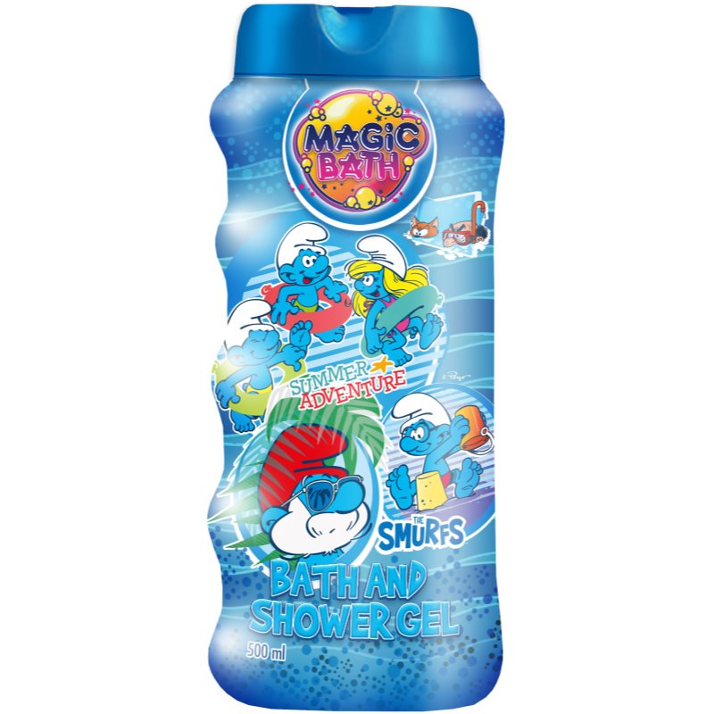 The Smurfs Magic Bath Bath & Shower Gel tusoló- és fürdőgél gyermekeknek 500 ml-Ár