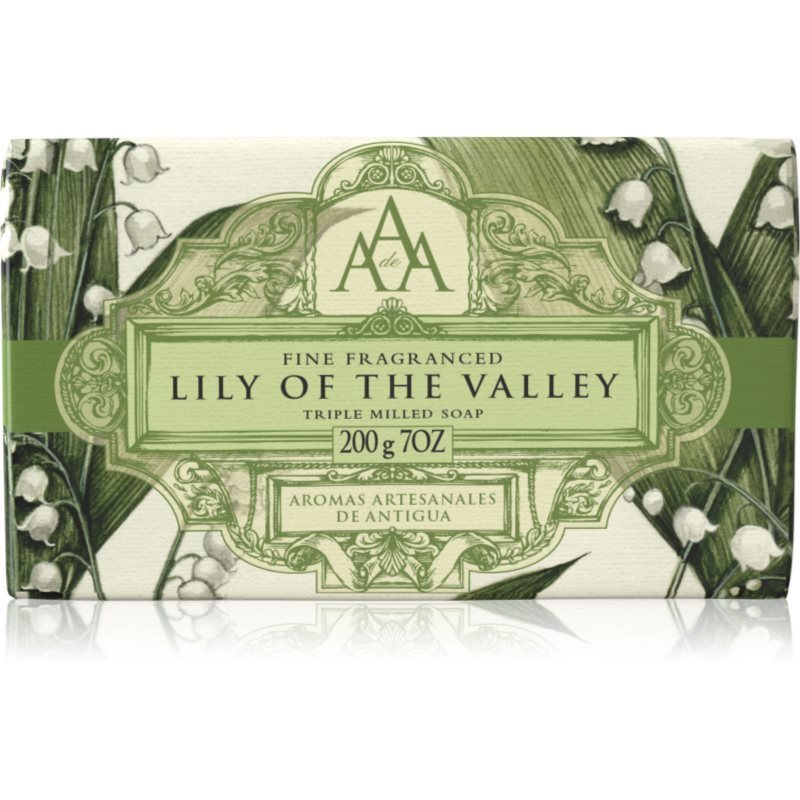 The Somerset Toiletry Co. Aromas Artesanales de Antigua Triple Milled Soap luxus szappan Lily of the valley 200 g-Ár