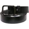 Thorn Buckle Synthetic Leather Belt Black