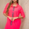Tie dress pink neon