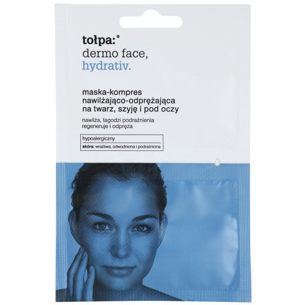 Tołpa Dermo Face Hydrativ intenzív hidratáló maszk az arcra és a szem környékére 2 x 6 ml-Eredeti