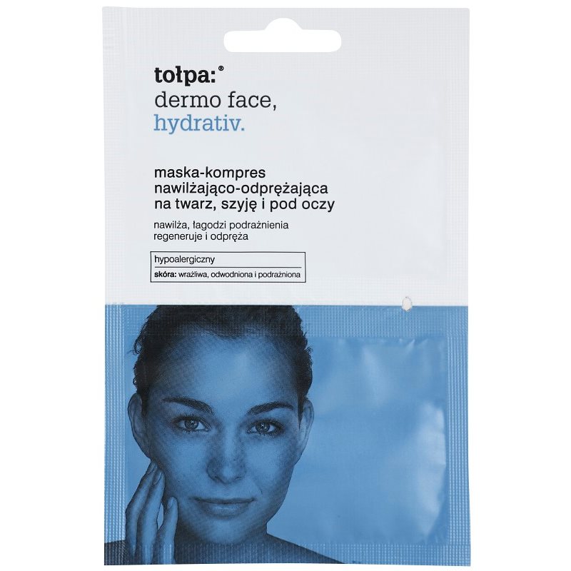 Tołpa Dermo Face Hydrativ intenzív hidratáló maszk az arcra és a szem környékére 2 x 6 ml-Eredeti