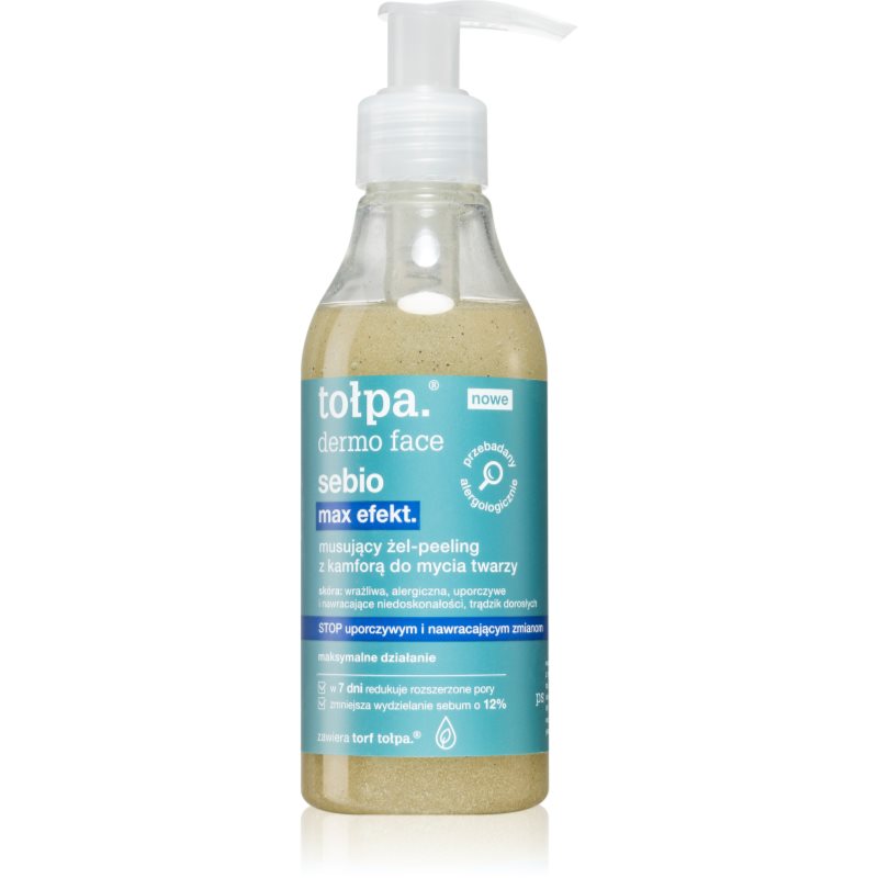 Tołpa Dermo Face Sebio tisztító peelinges gél 195 ml-Eredeti