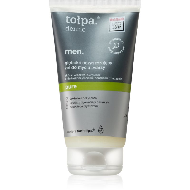 Tołpa Dermo Men mélyen tisztító gél az arcra 150 ml-Eredeti