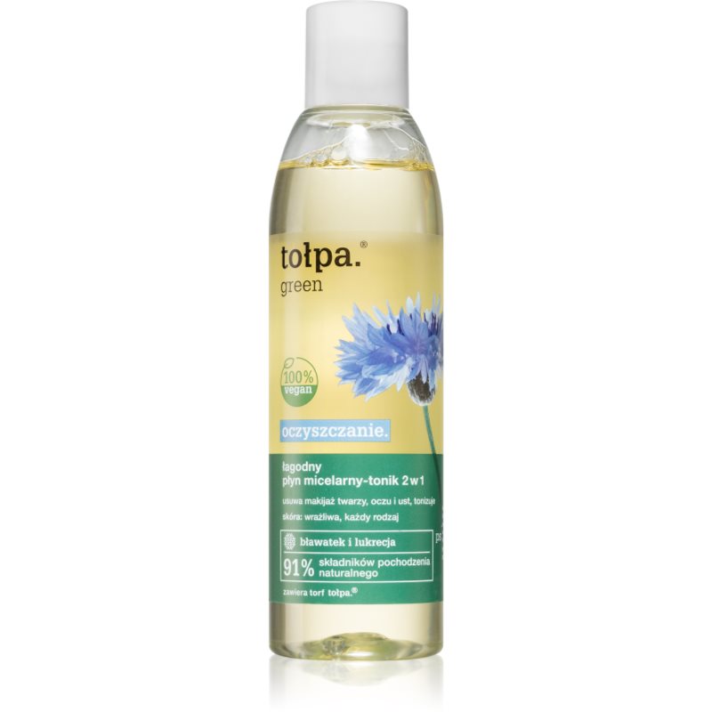 Tołpa Green Cleaning micellás víz és tonik 2 az 1-ben 200 ml-Eredeti