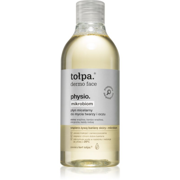 Tołpa Physio Mikrobiom tisztító micellás víz az arcra és a szemekre 400 ml-Ár