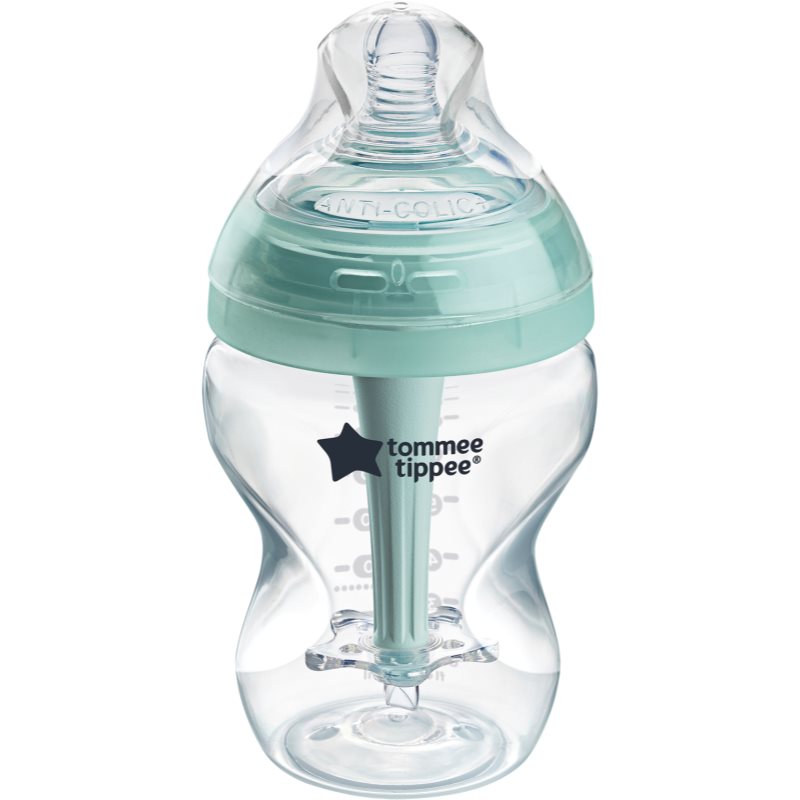 Tommee Tippee Advanced Anti-Colic önsterilizáló cumisüveg antikólikus Slow Flow 0m+ 260 ml-Ár