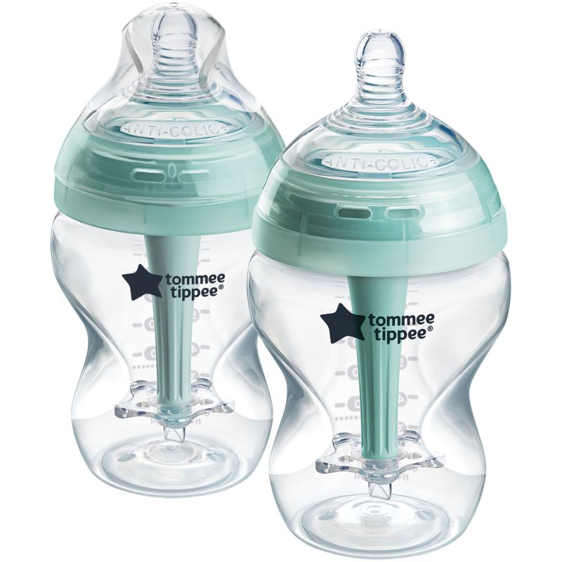 Tommee Tippee Advanced Anti-Colic önsterilizáló cumisüveg antikólikus Slow Flow 0m+ 2x260 ml-Ár