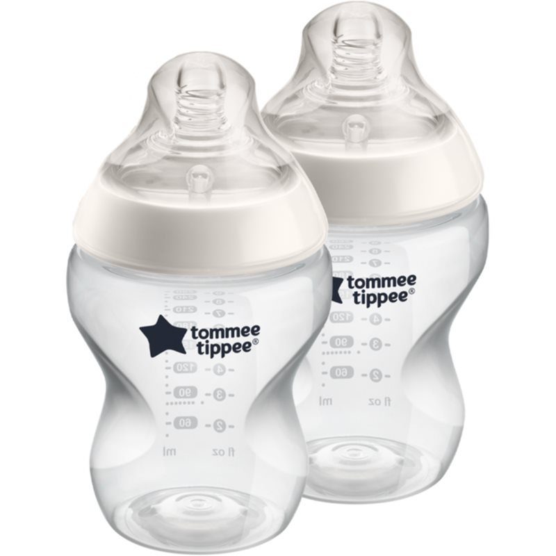 Tommee Tippee Natural Start Anti-Colic cumisüveg Slow Flow 0m+ 2x260 ml-Ár