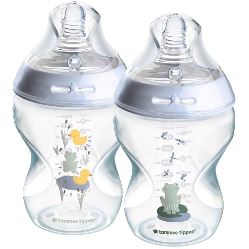 Tommee Tippee Natural Start Anti-Colic cumisüveg Slow Flow 0m+ Frog 2x260 ml-Ár