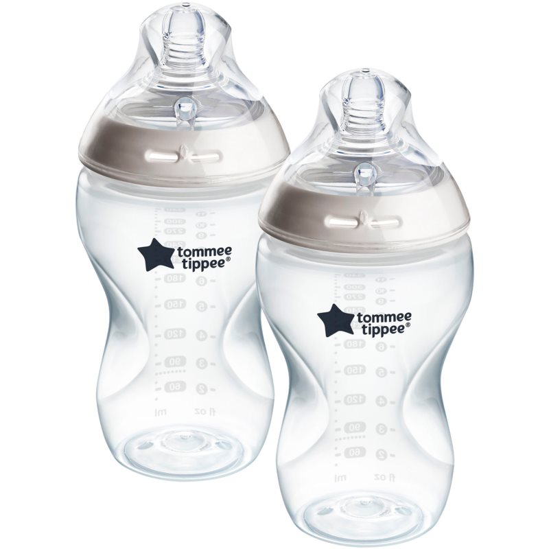 Tommee Tippee Natural Start Anti-Colic önsterilizáló cumisüveg Medium Flow 3 m+ 2x340 ml-Ár