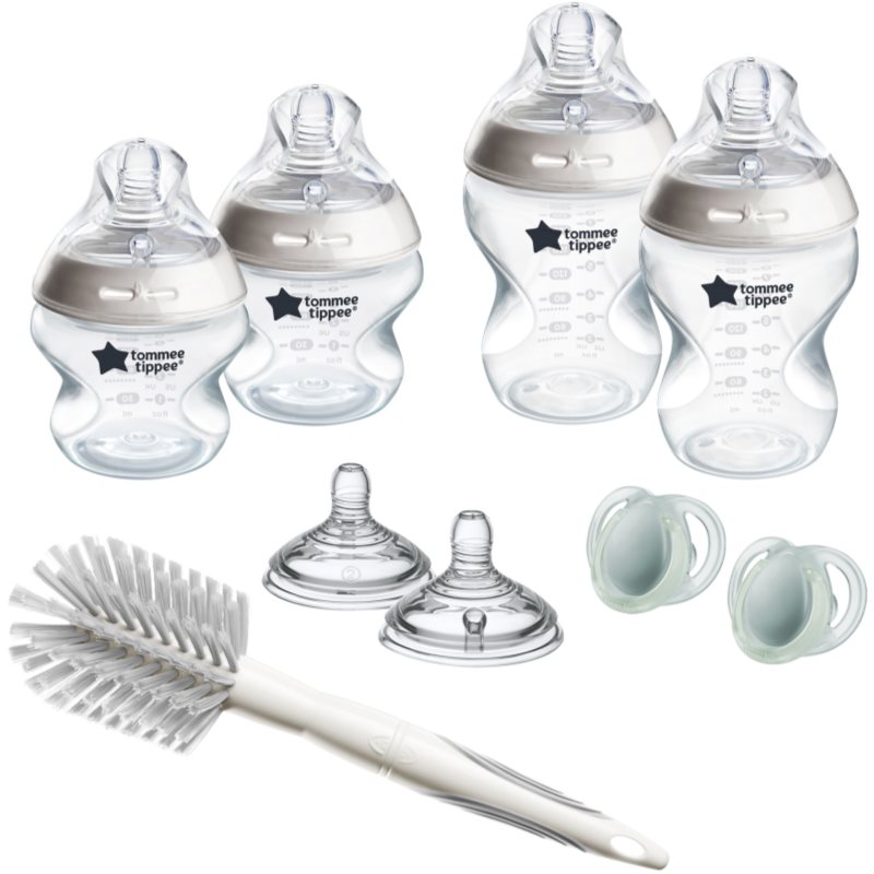 Tommee Tippee Natural Start Anti-Colic szett újszülötteknek önfertőtlenítő 0 m+ White-Ár