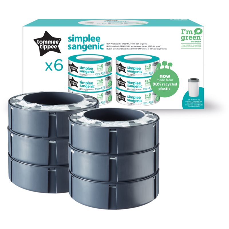 Tommee Tippee Simplee tartalék kazetta 6 db-Ár